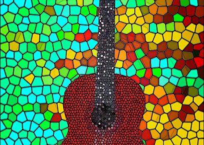 abstract guitar